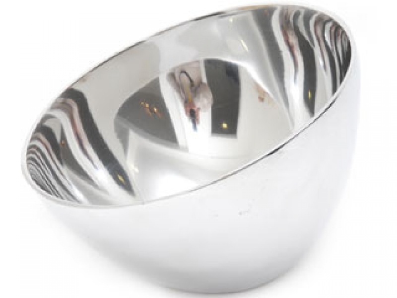 BOWL CORTADO DIAGONAL MEDIANO ENSALADERA DE PEWTER